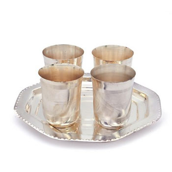 Brass Glass set