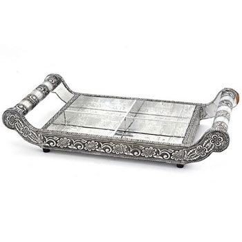 White Metal Tray