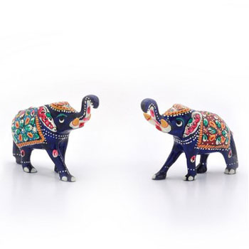 Enamel Work Elephant