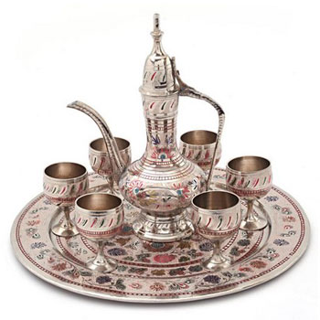 Pure Brass Wine Set